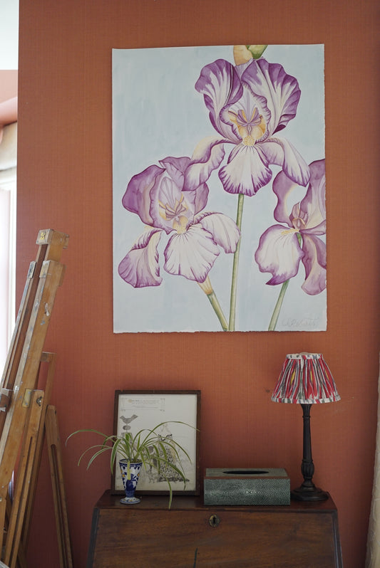 Flourish of Large Irises Benton Deidree 1