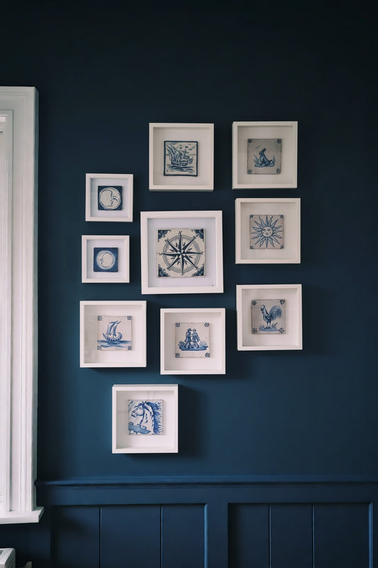 Handcrafted Portuguese Nautical Ship Tile