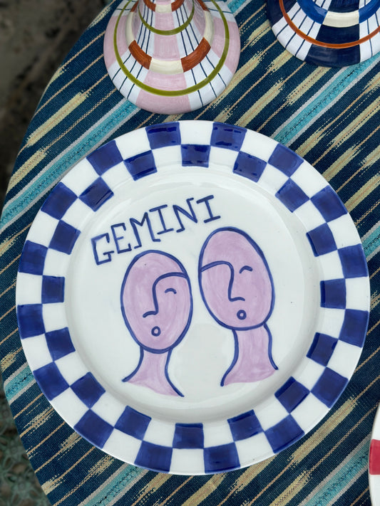 Zodiac Plate - Gemini