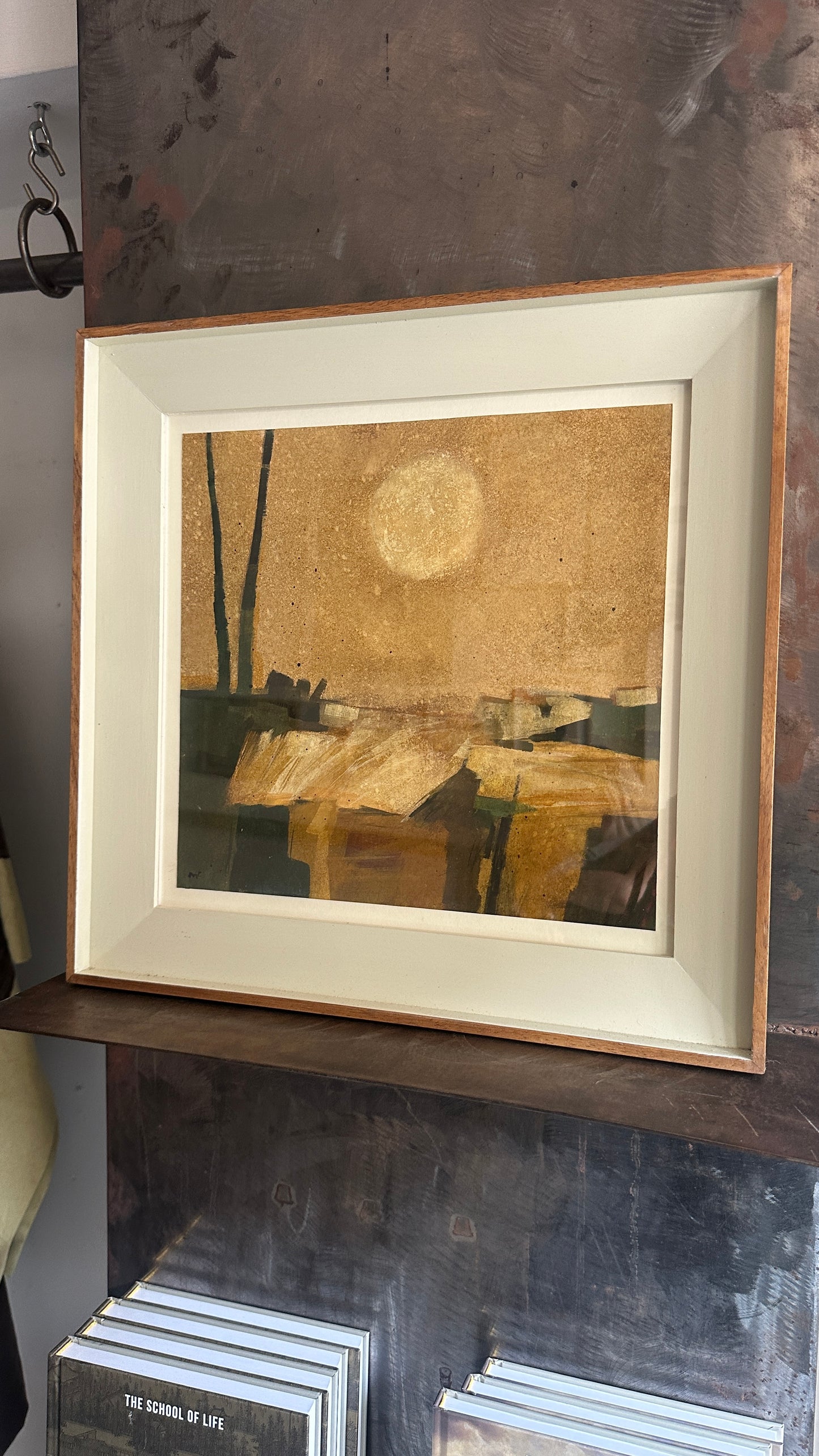 Autumn Moon Painting by Malcolm Chandler