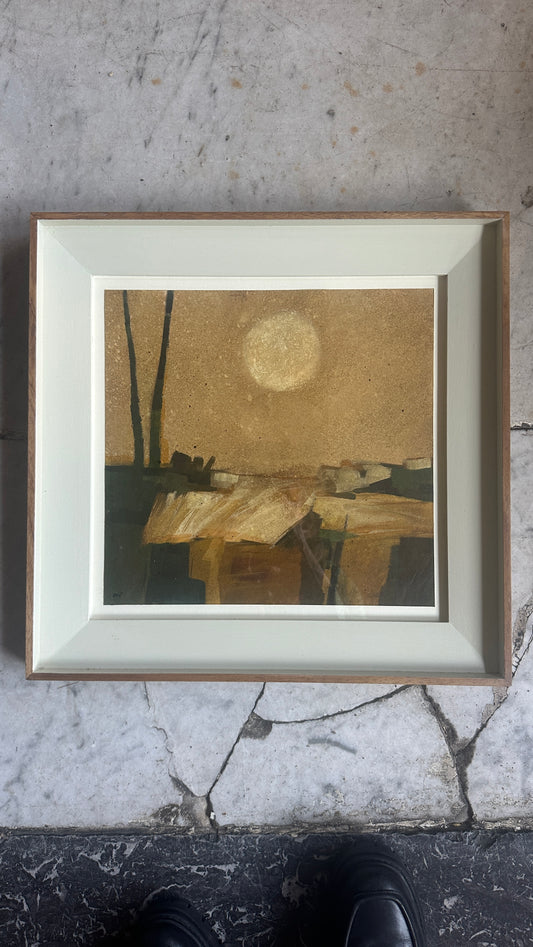 Autumn Moon Painting by Malcolm Chandler