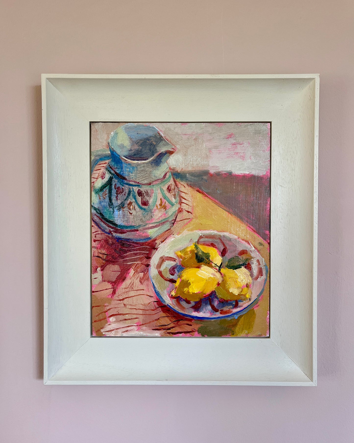 Moroccan Jug, Lemons Portrait
