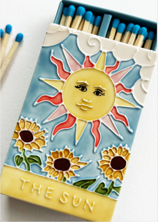 The Sun II Ceramic Matchbox