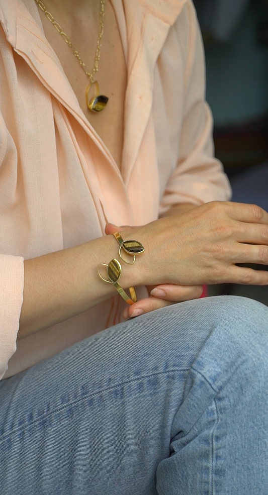 Tiger's Eye Cuff