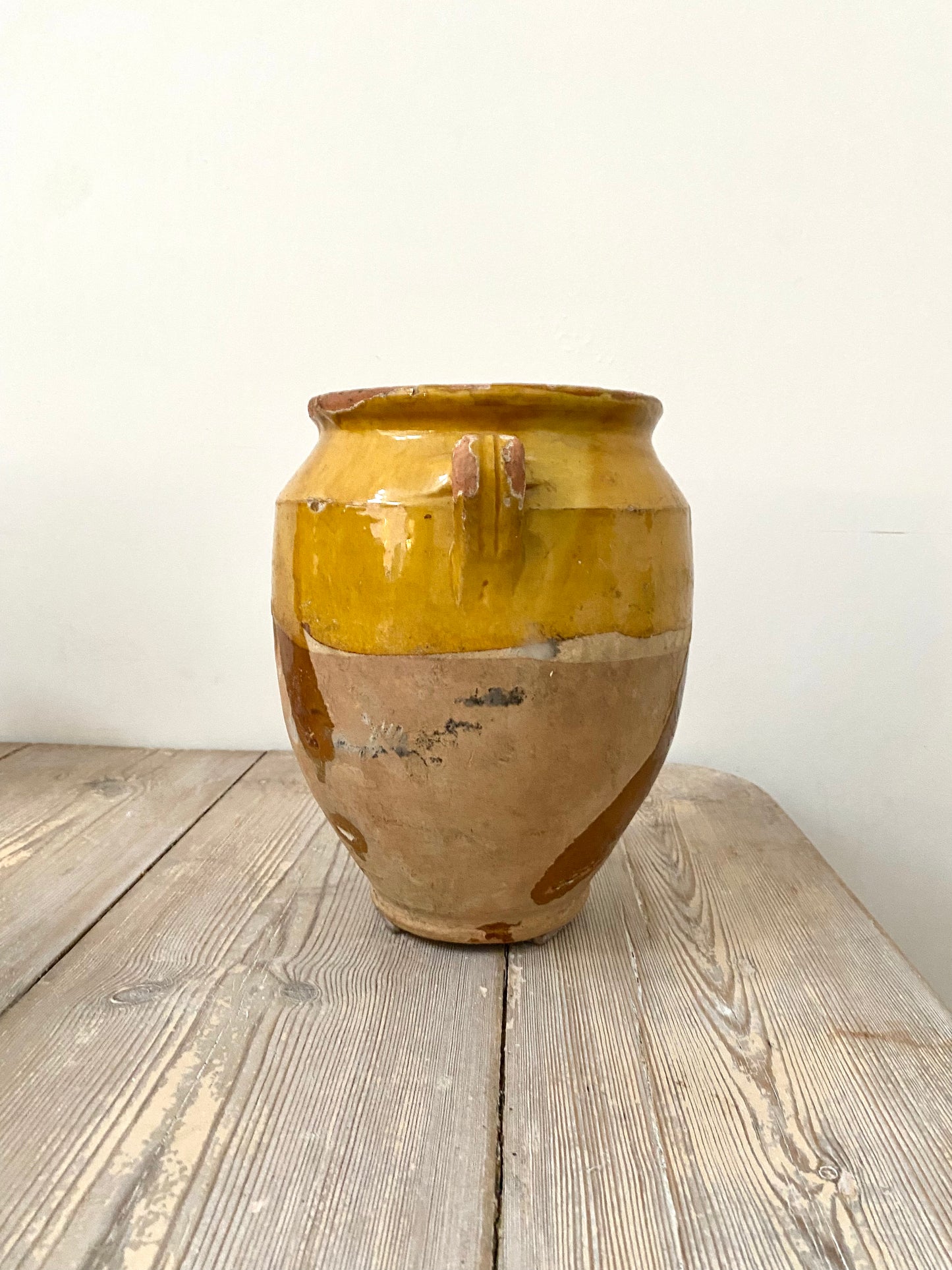 French 19th Century Earthenware Confit Pots x 4