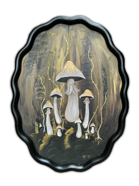 Royal Agaric By Night- Scalloped edge