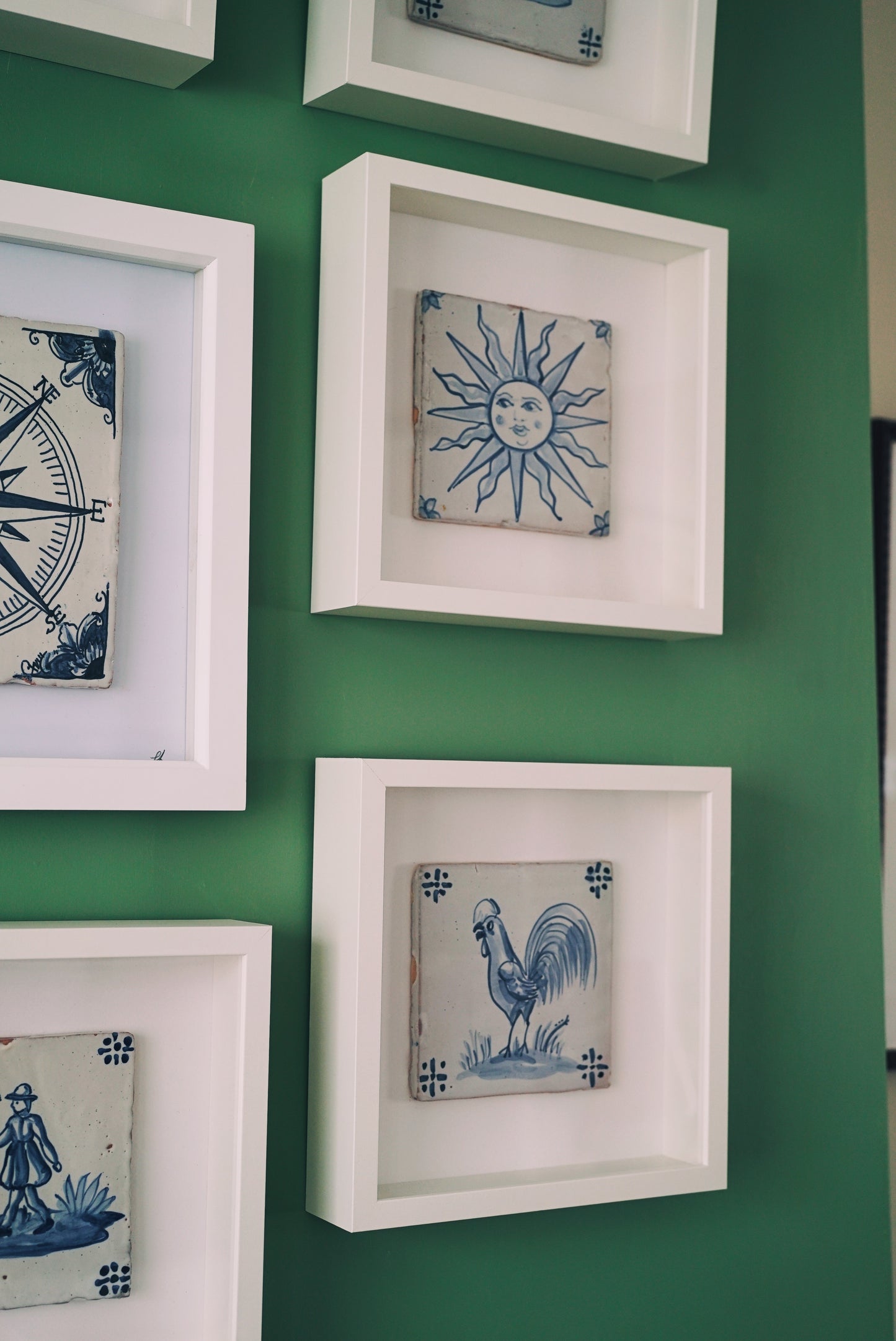 Handcrafted Portuguese Sun Tile – Framed