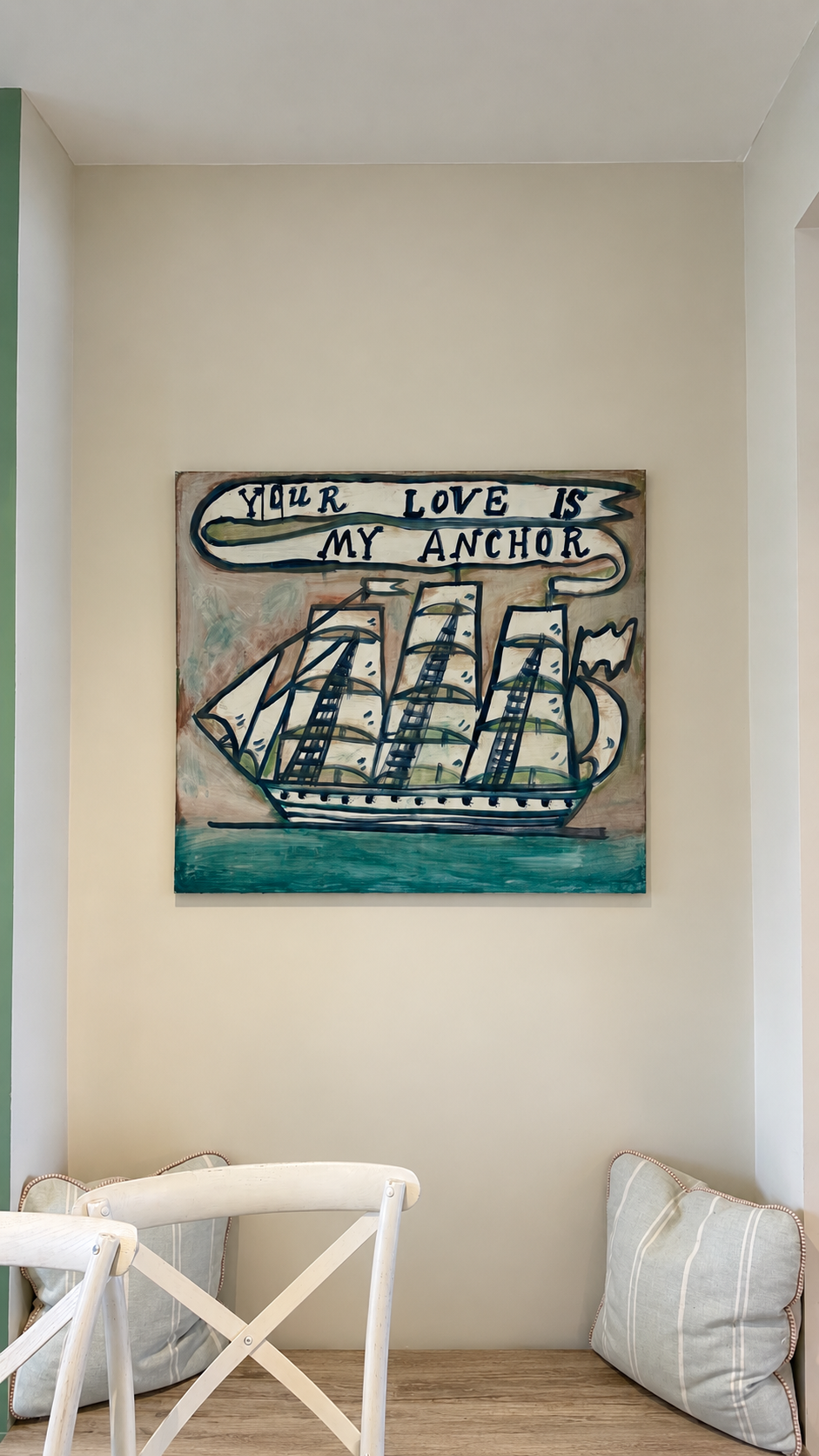 Your Love Is My Anchor  (Large Oil)
