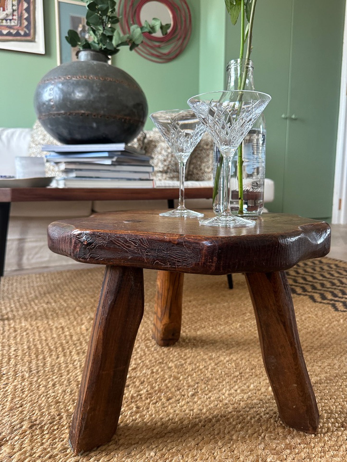 Antique Wooden Stool