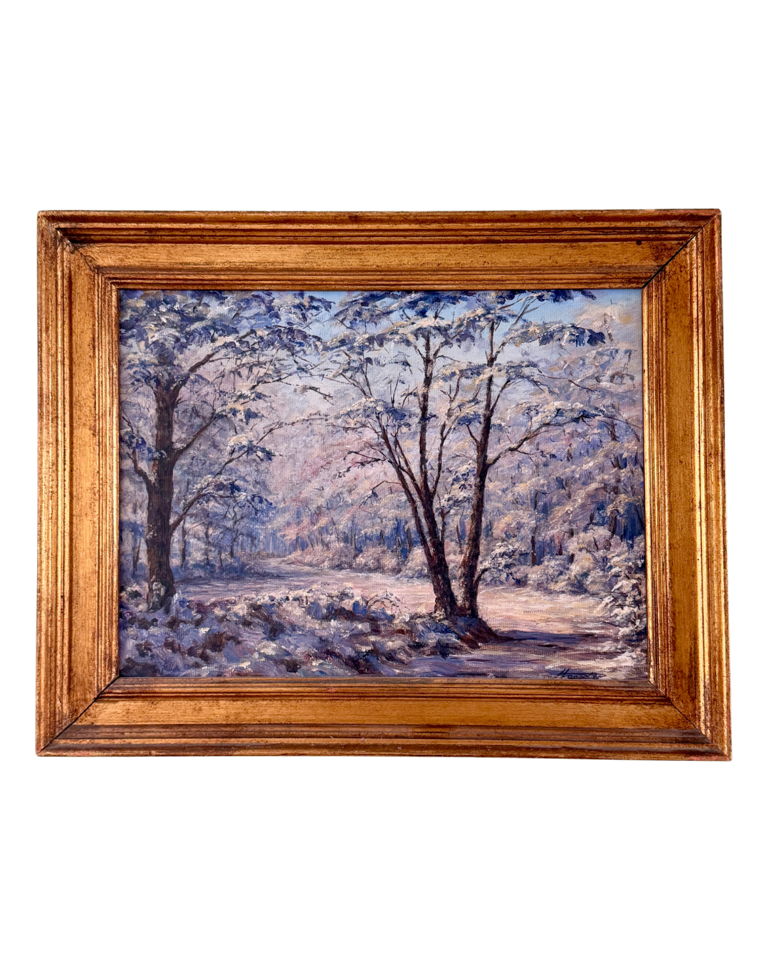 Impressionist Winter Landscape