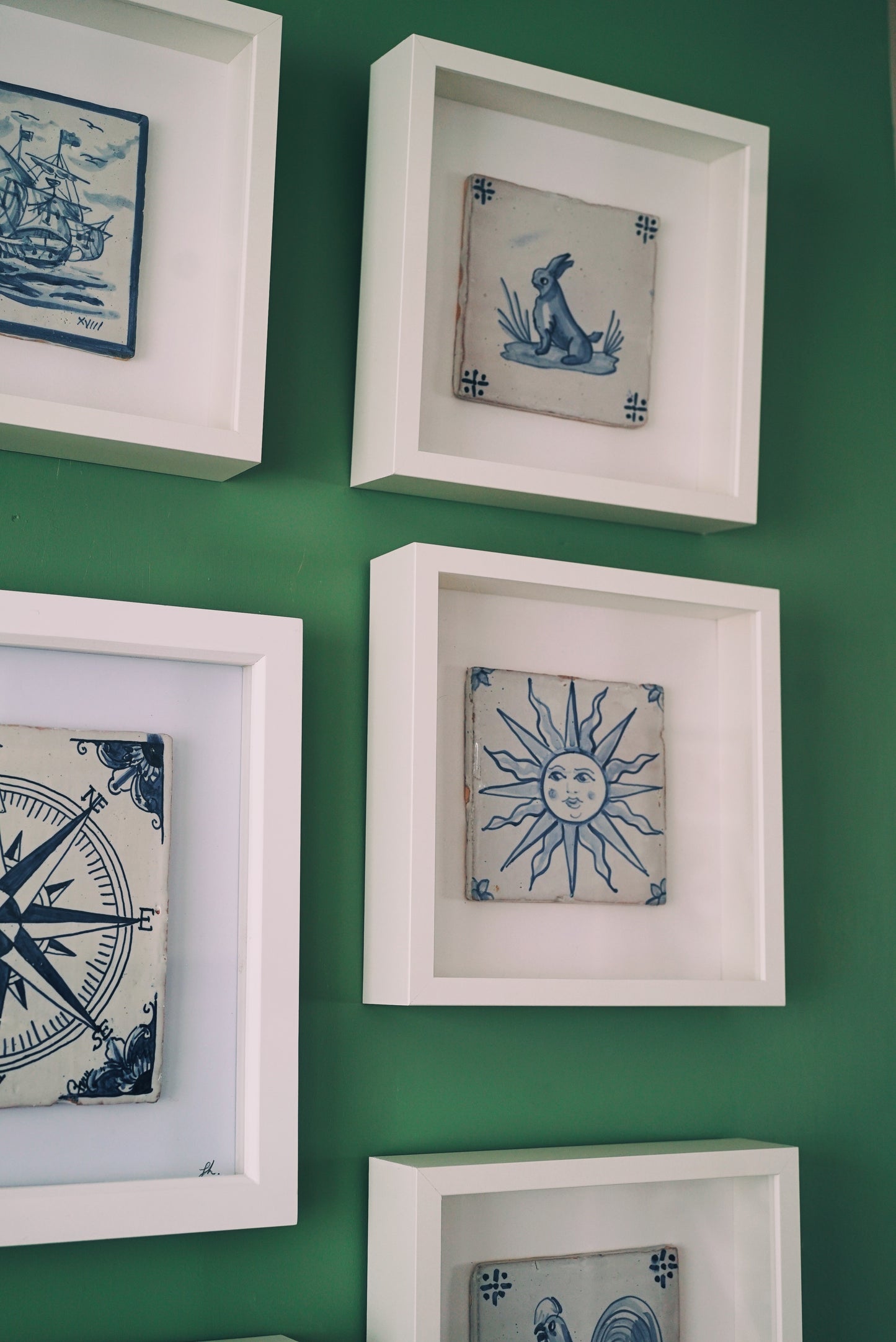 Handcrafted Portuguese Sun Tile – Framed