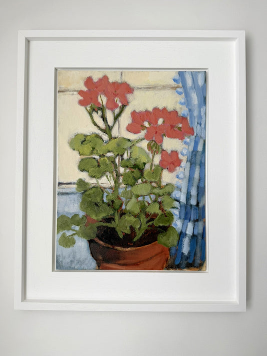 Blue Gingham Geranium