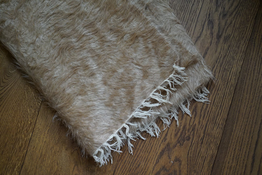 Vintage Goat Hair Blanket