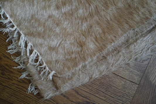 Vintage Goat Hair Blanket