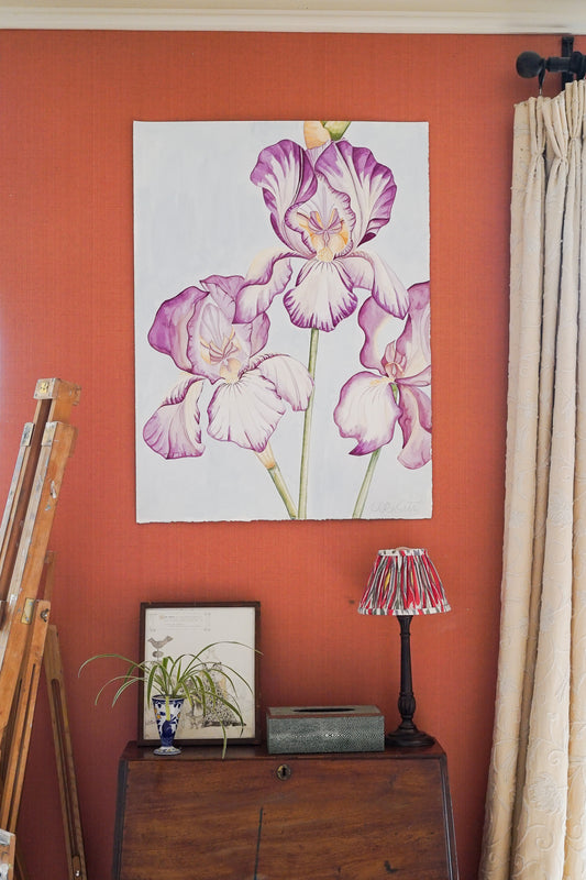 Flourish of Large Irises Benton Deidree 1