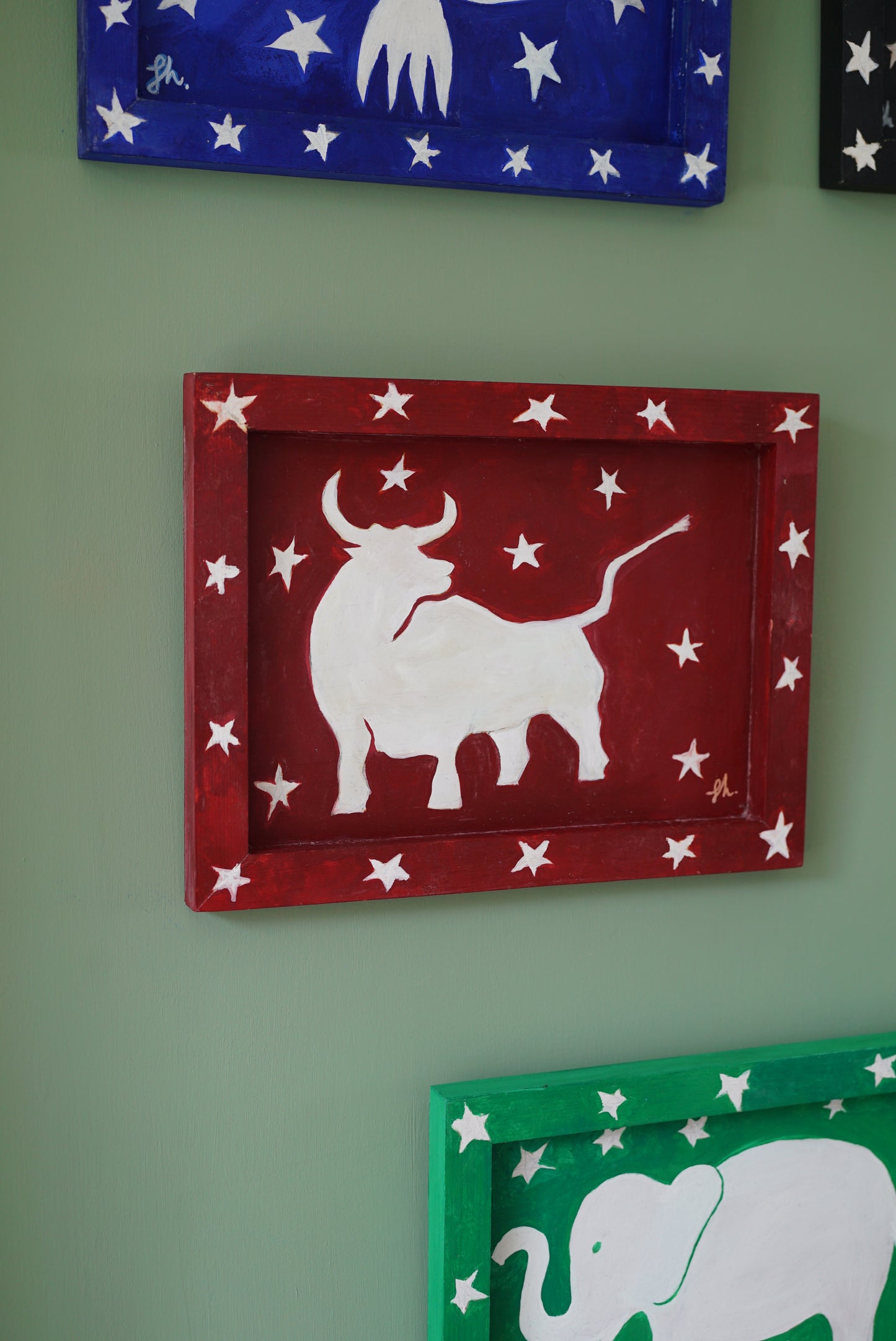 Starlit Bull - Original Artwork