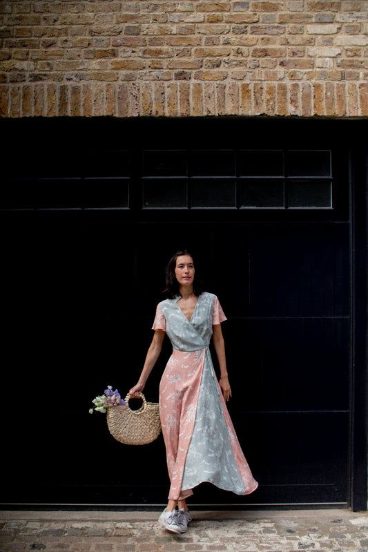 Angel Pastel Silk Dress