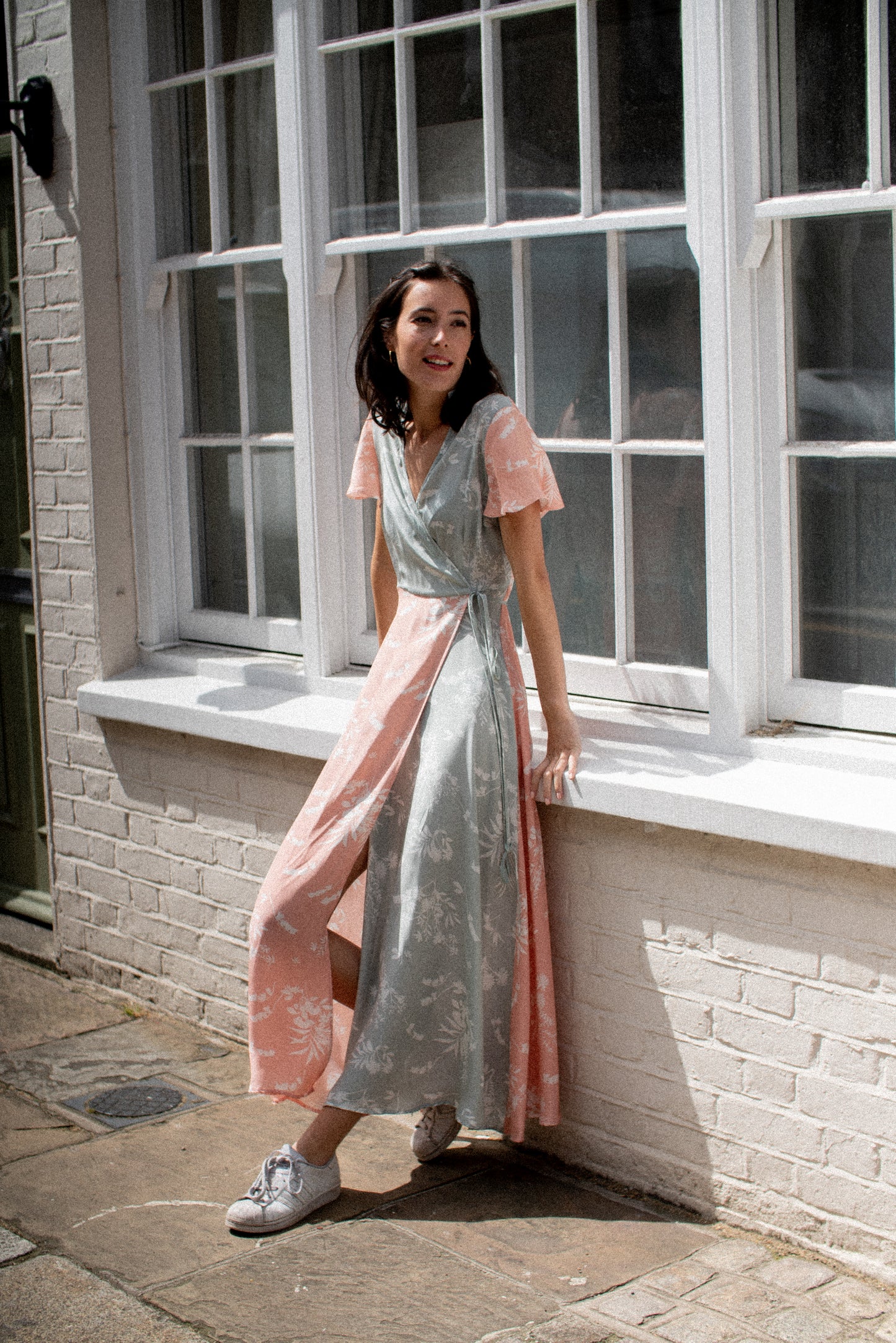 Angel Pastel Silk Dress