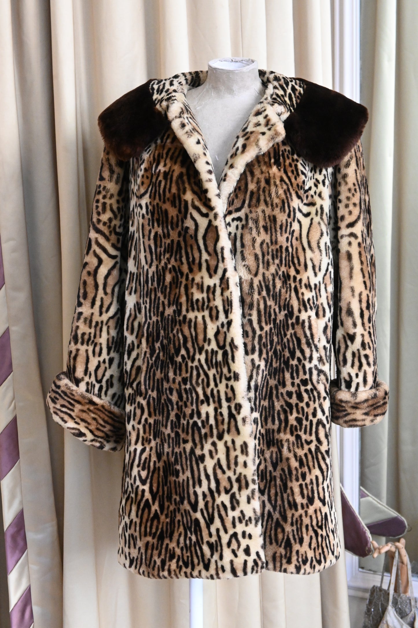 1960s Leopard Fur Coat
