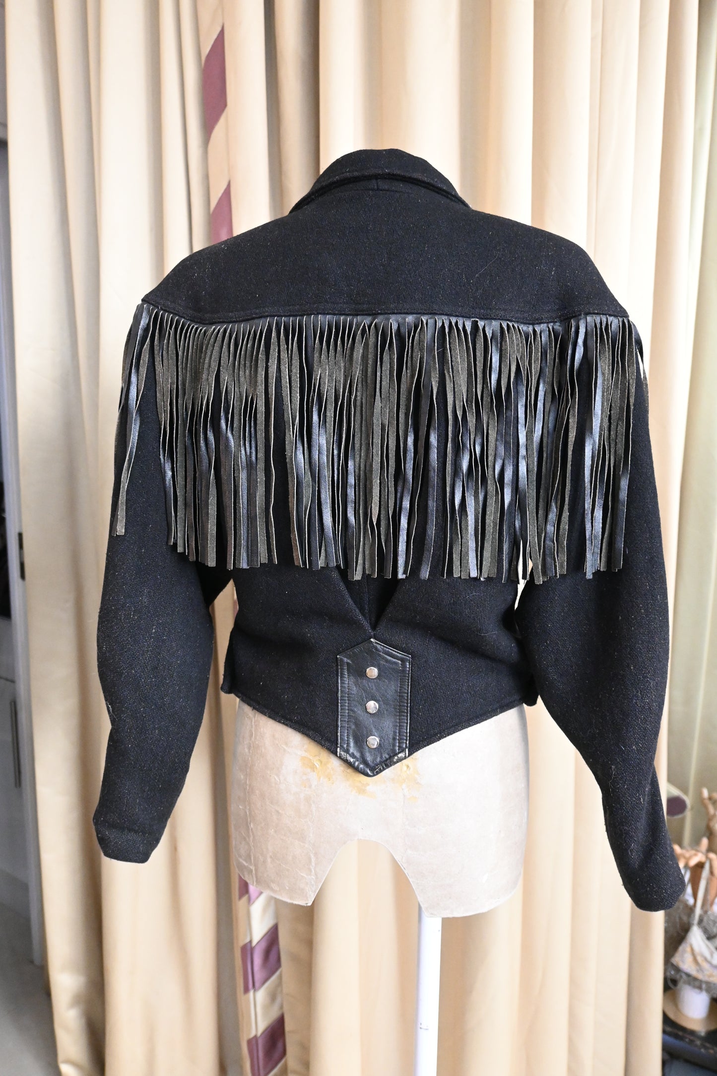 Fringe Wool Jacket