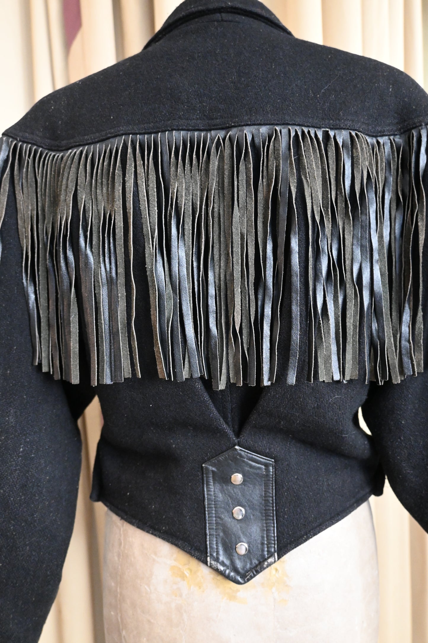 Fringe Wool Jacket