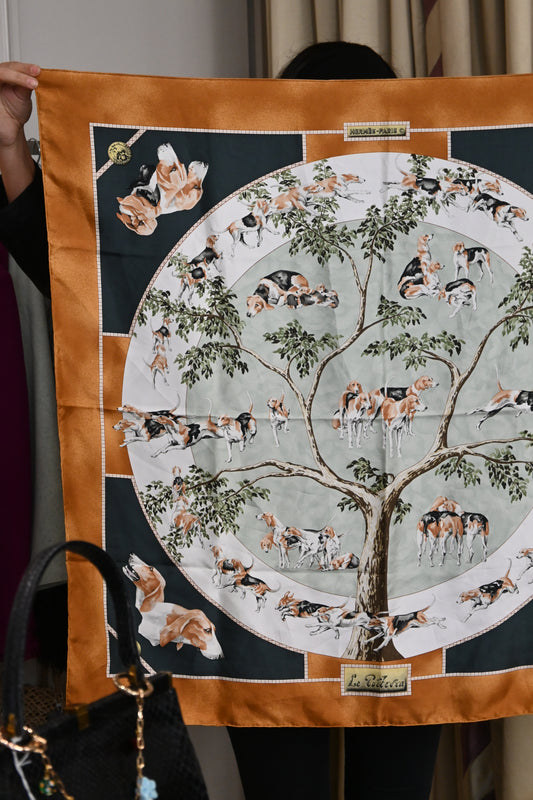 Hermès Silk Scarf - 'Le Toitevin'