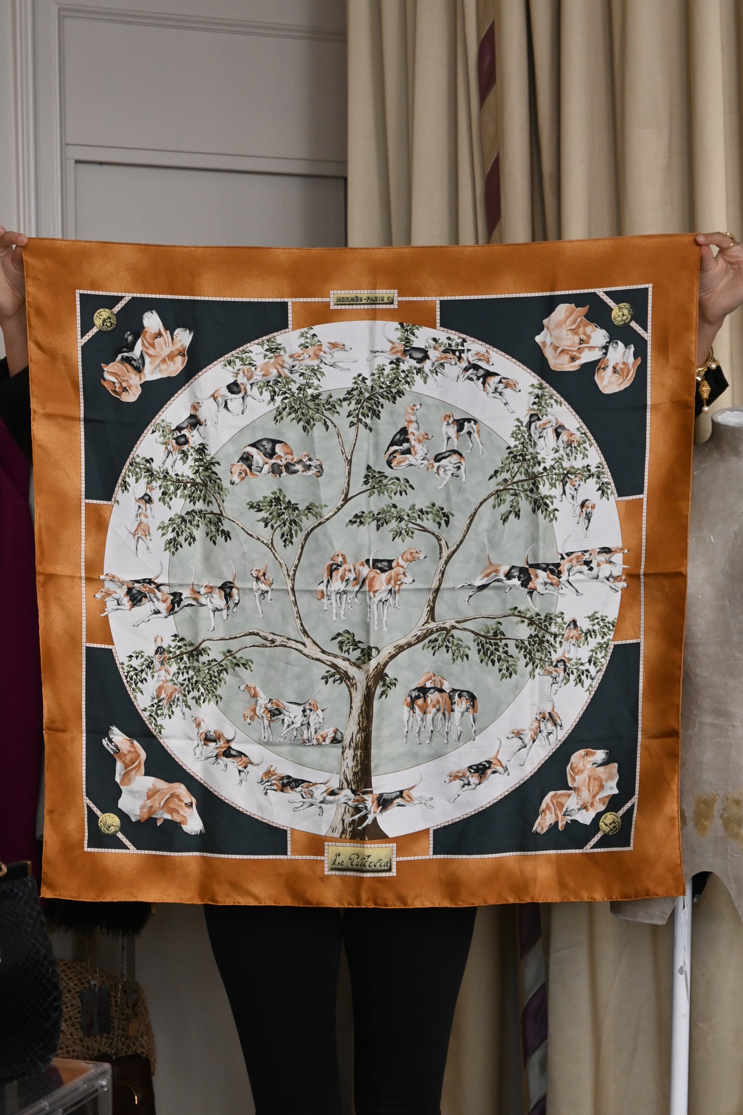 Hermès Silk Scarf - 'Le Toitevin'