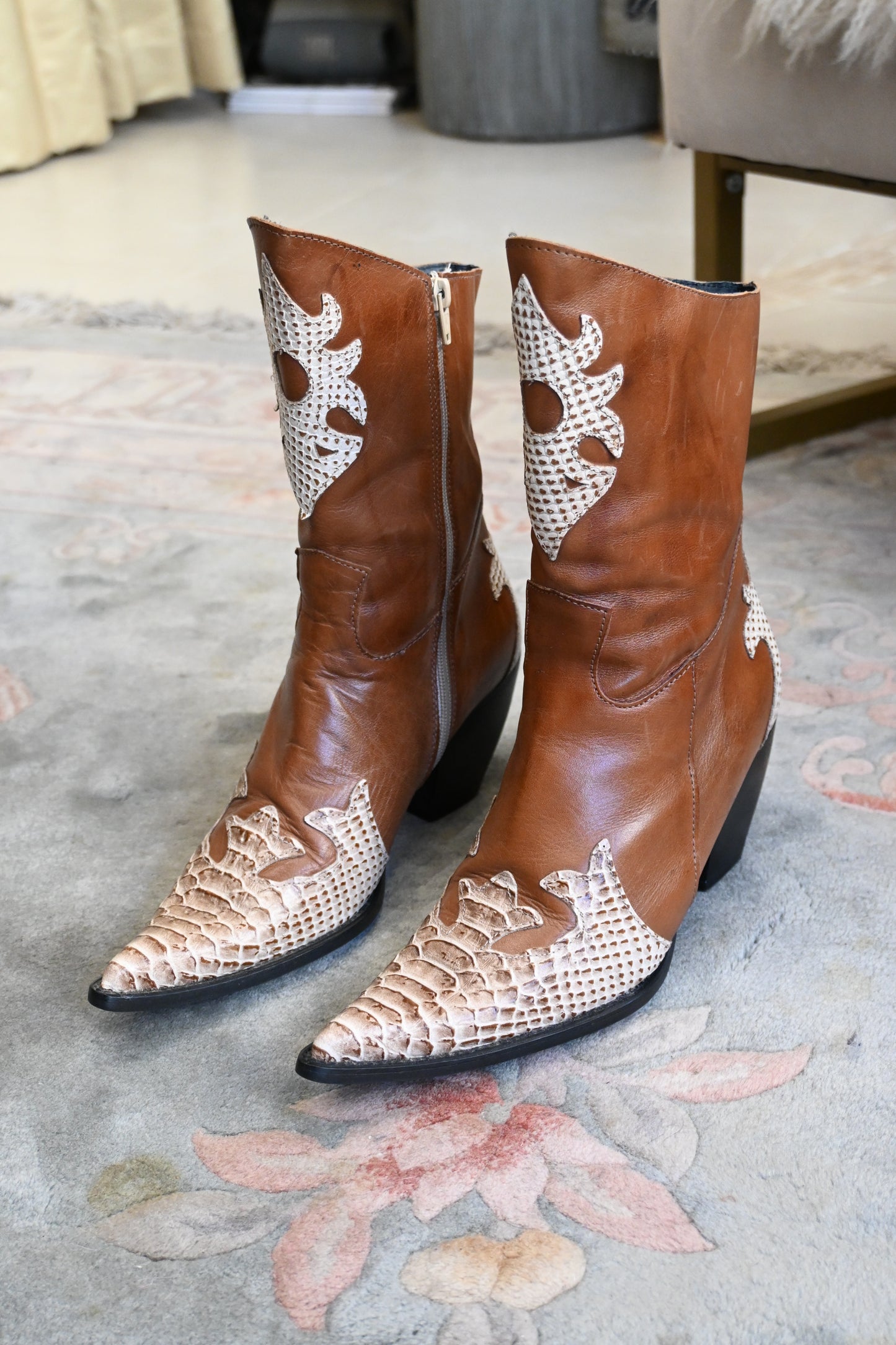 Italian 90s Cowboy Boots
