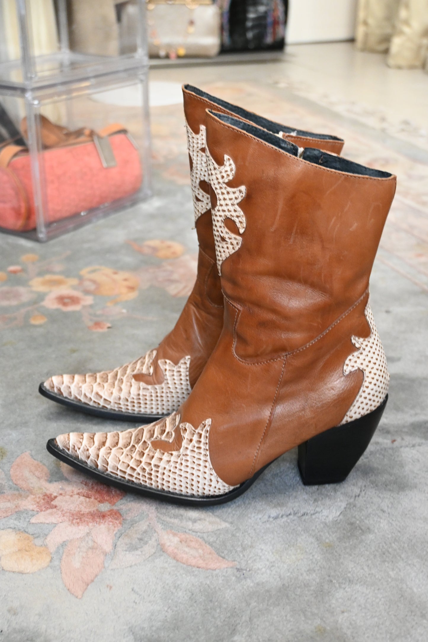 Italian 90s Cowboy Boots