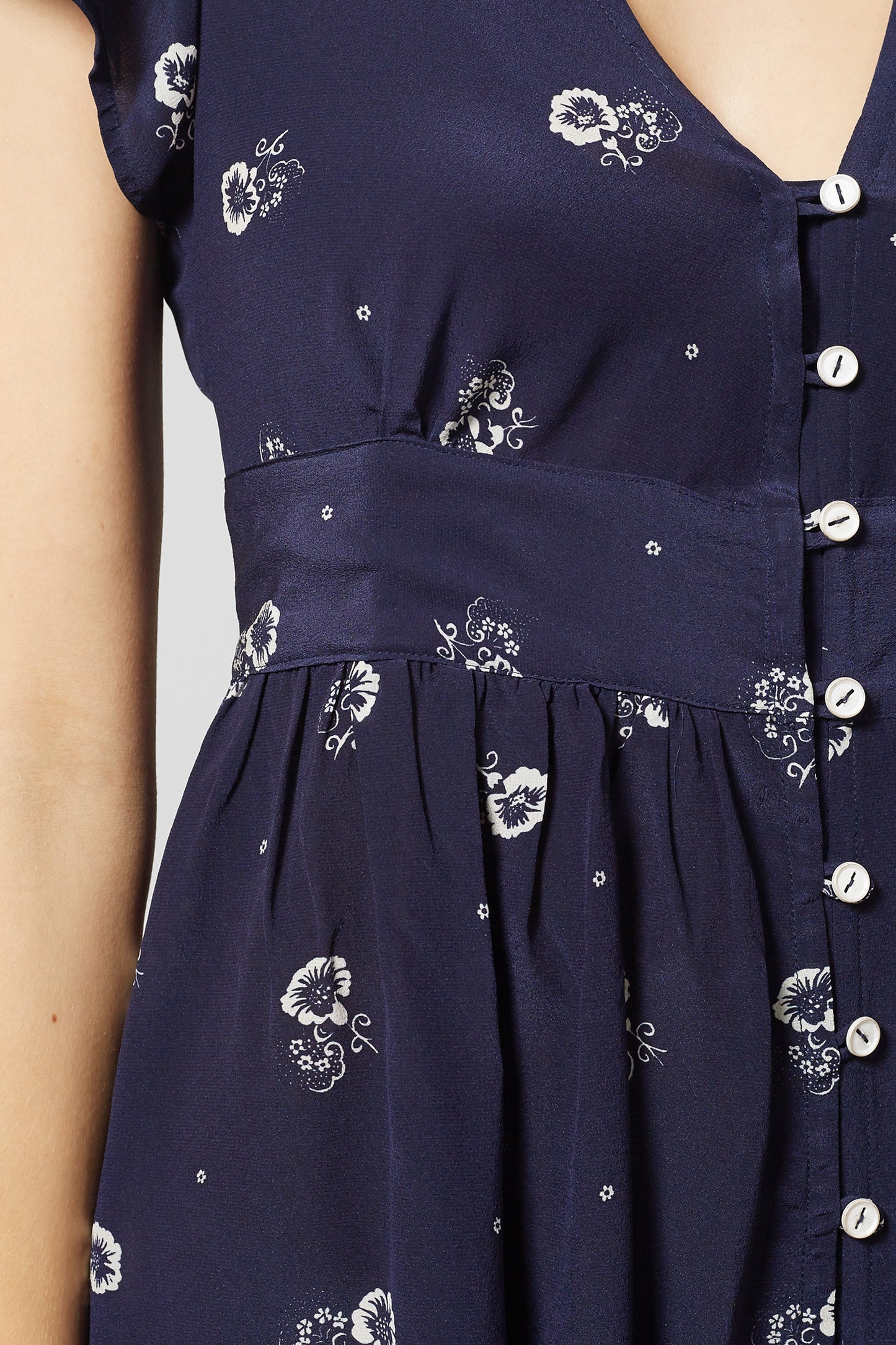 Monarch Button Dress