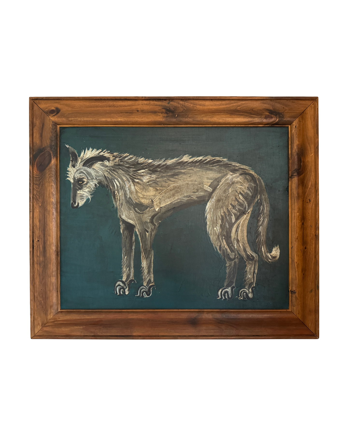 Grey Lurcher Standing