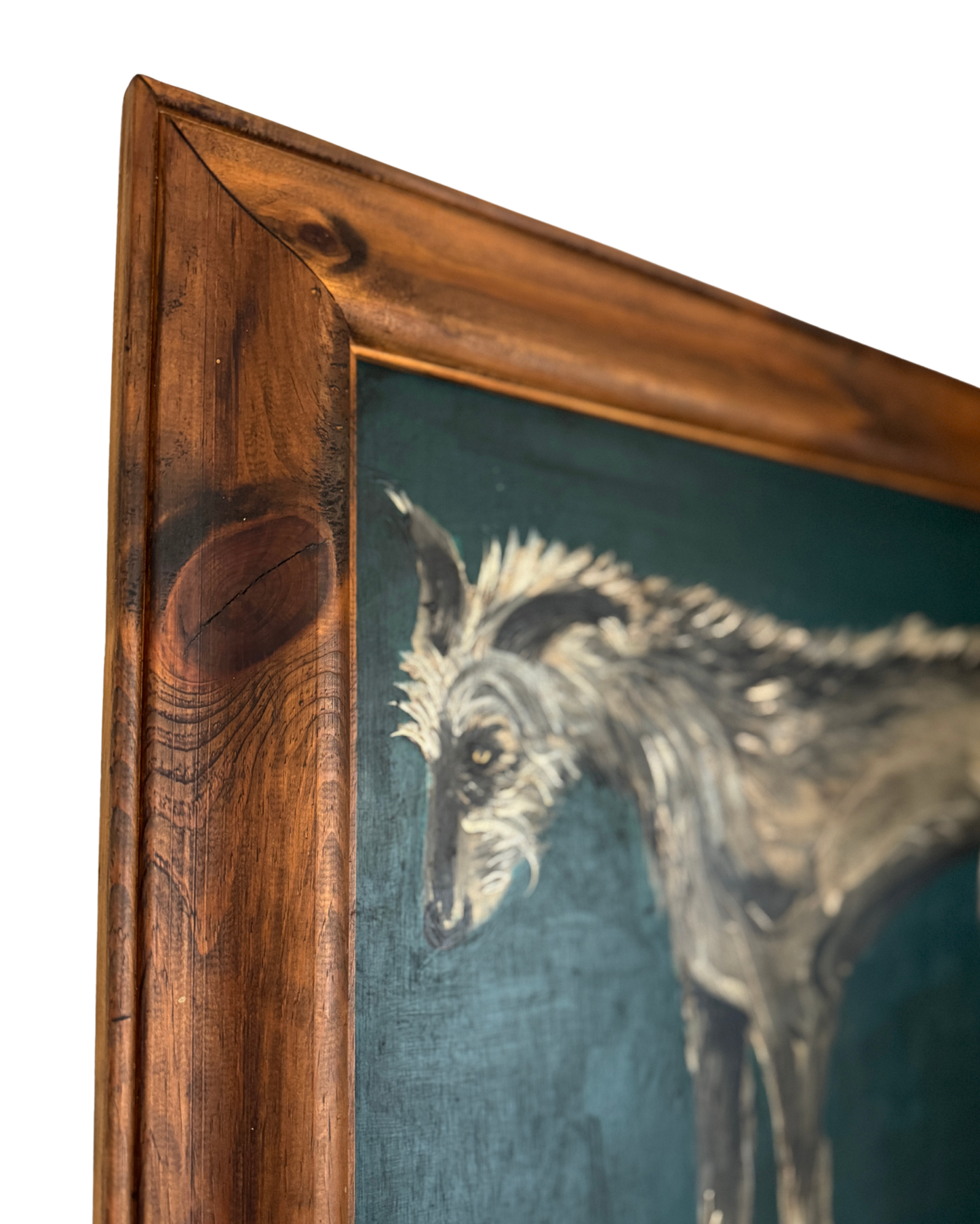 Grey Lurcher Standing