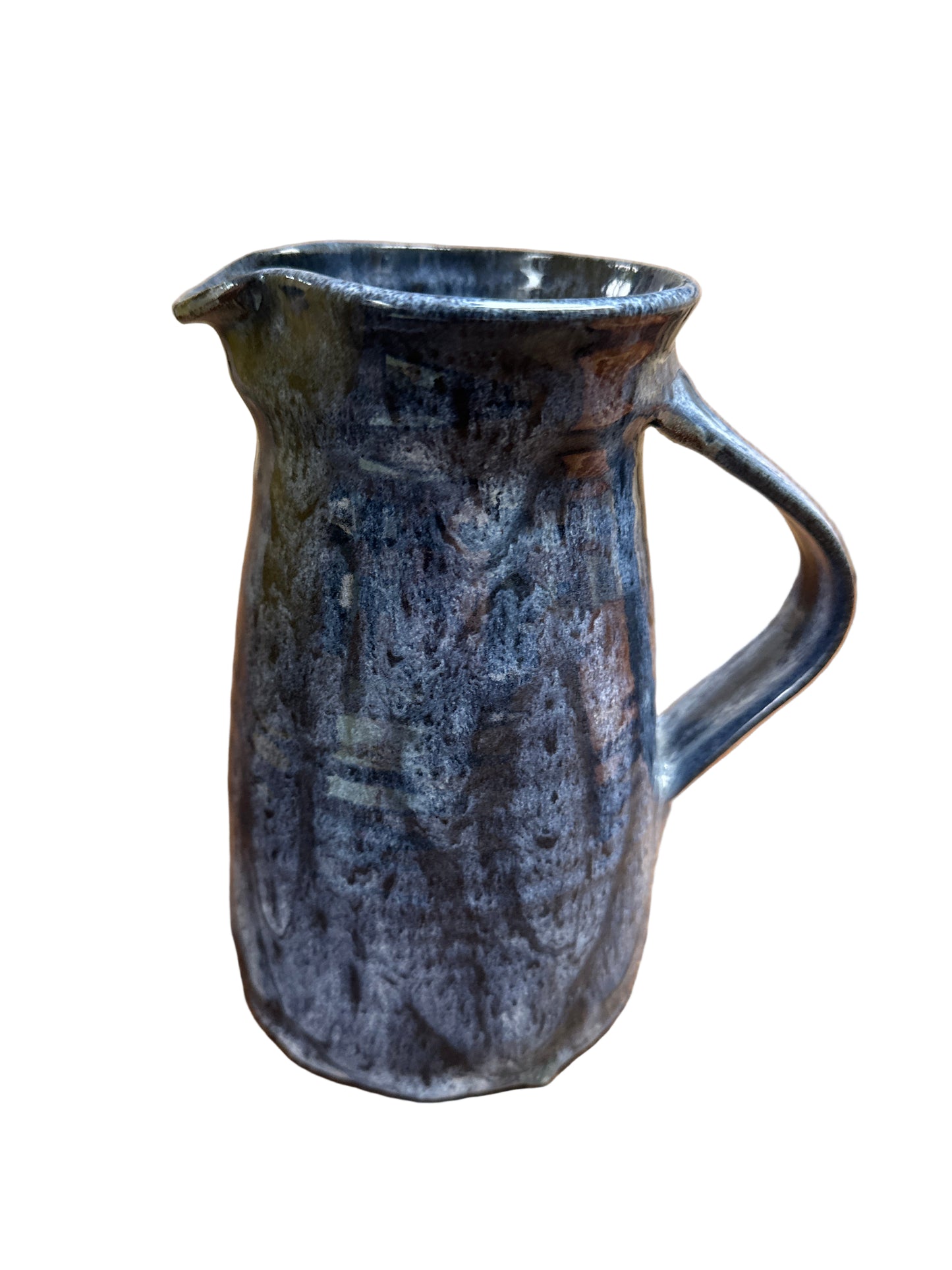Azure Glazed Terracotta Jug