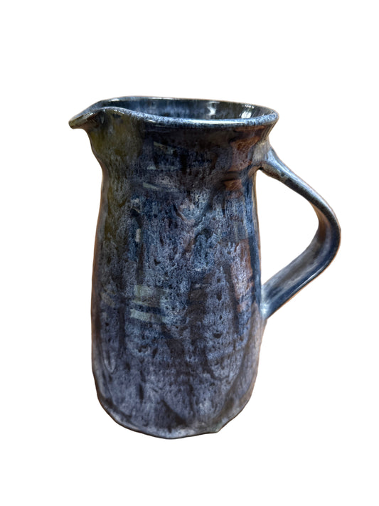 Azure Glazed Terracotta Jug
