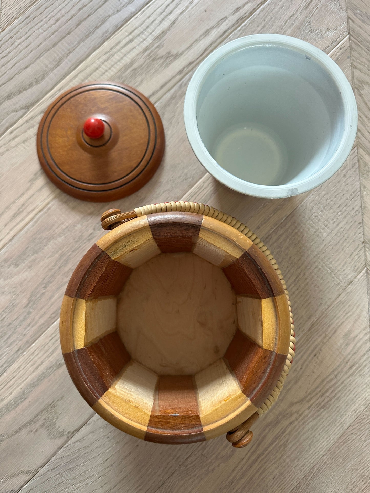 Wooden Jar/ Ice Bucket