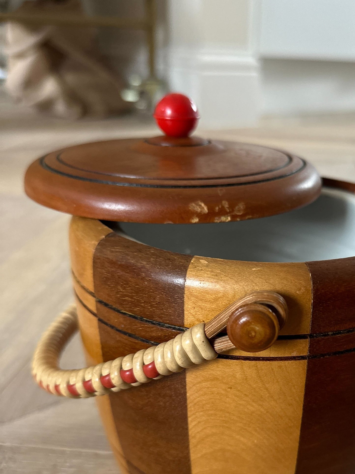 Wooden Jar/ Ice Bucket
