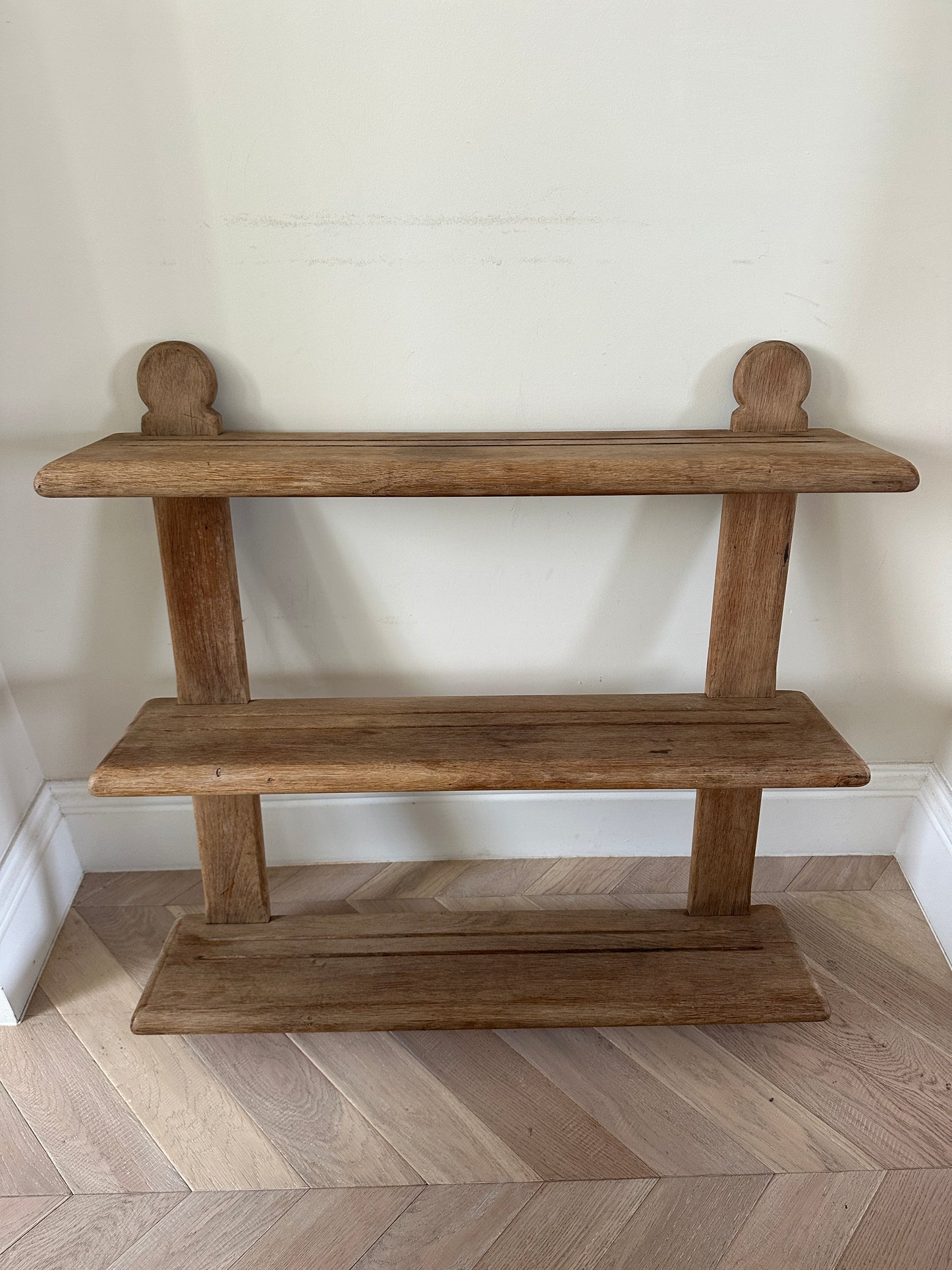 Antique Oak Wooden Shelves