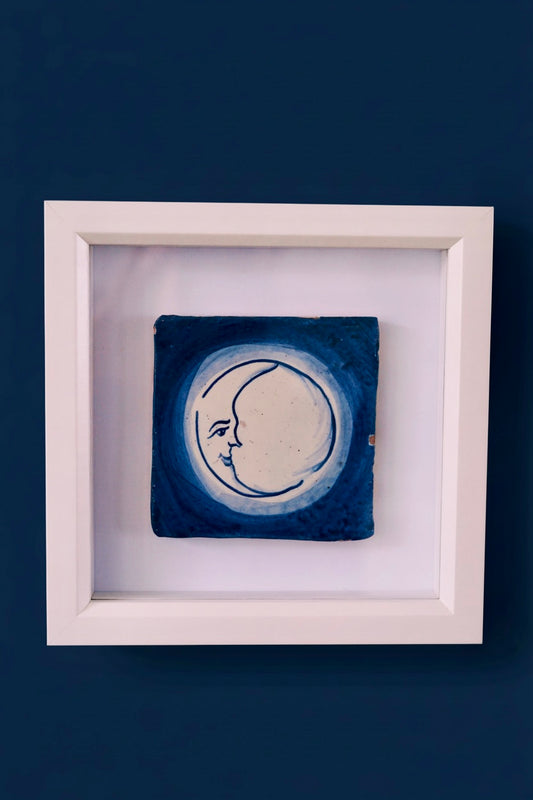 Handcrafted Portuguese Moon Tile – Mini
