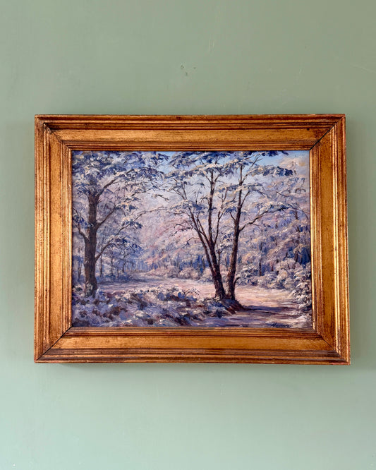 Impressionist Winter Landscape