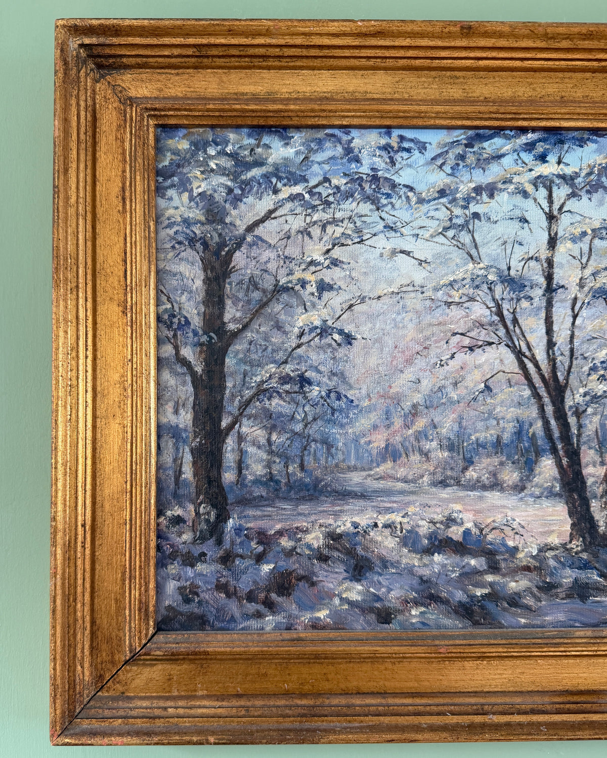 Impressionist Winter Landscape