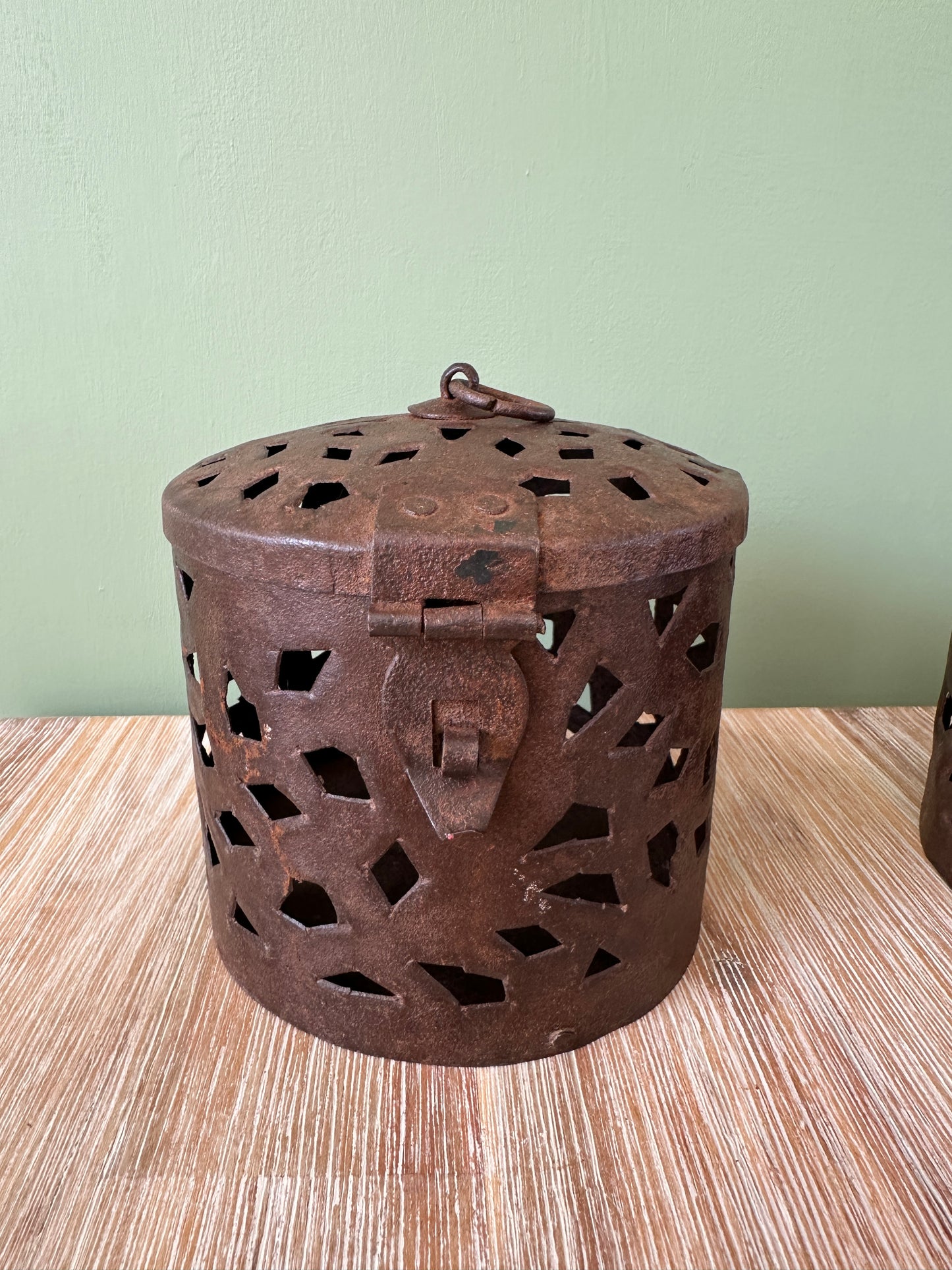 Vintage Indian Jali lantern