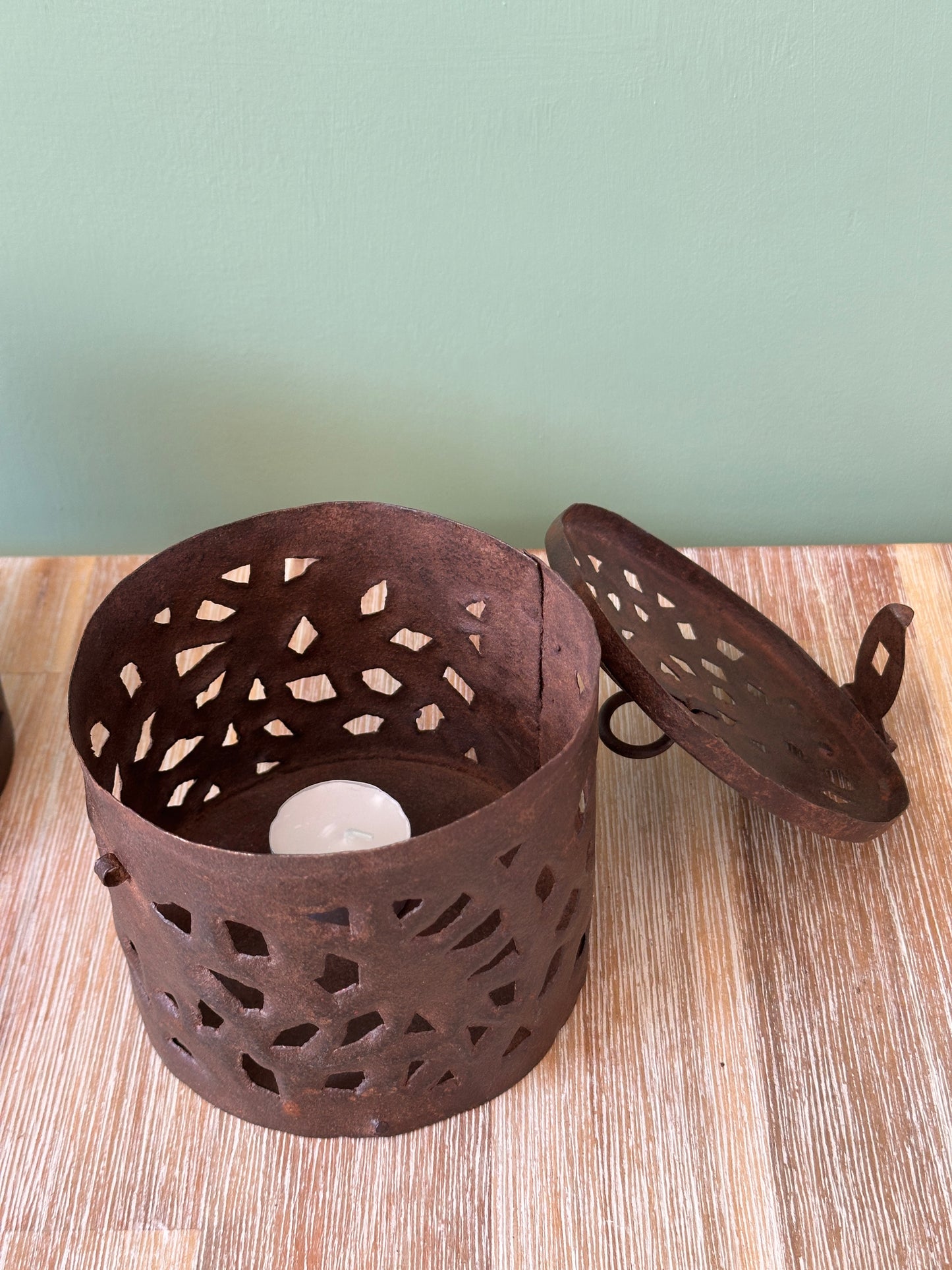 Vintage Indian Jali lantern