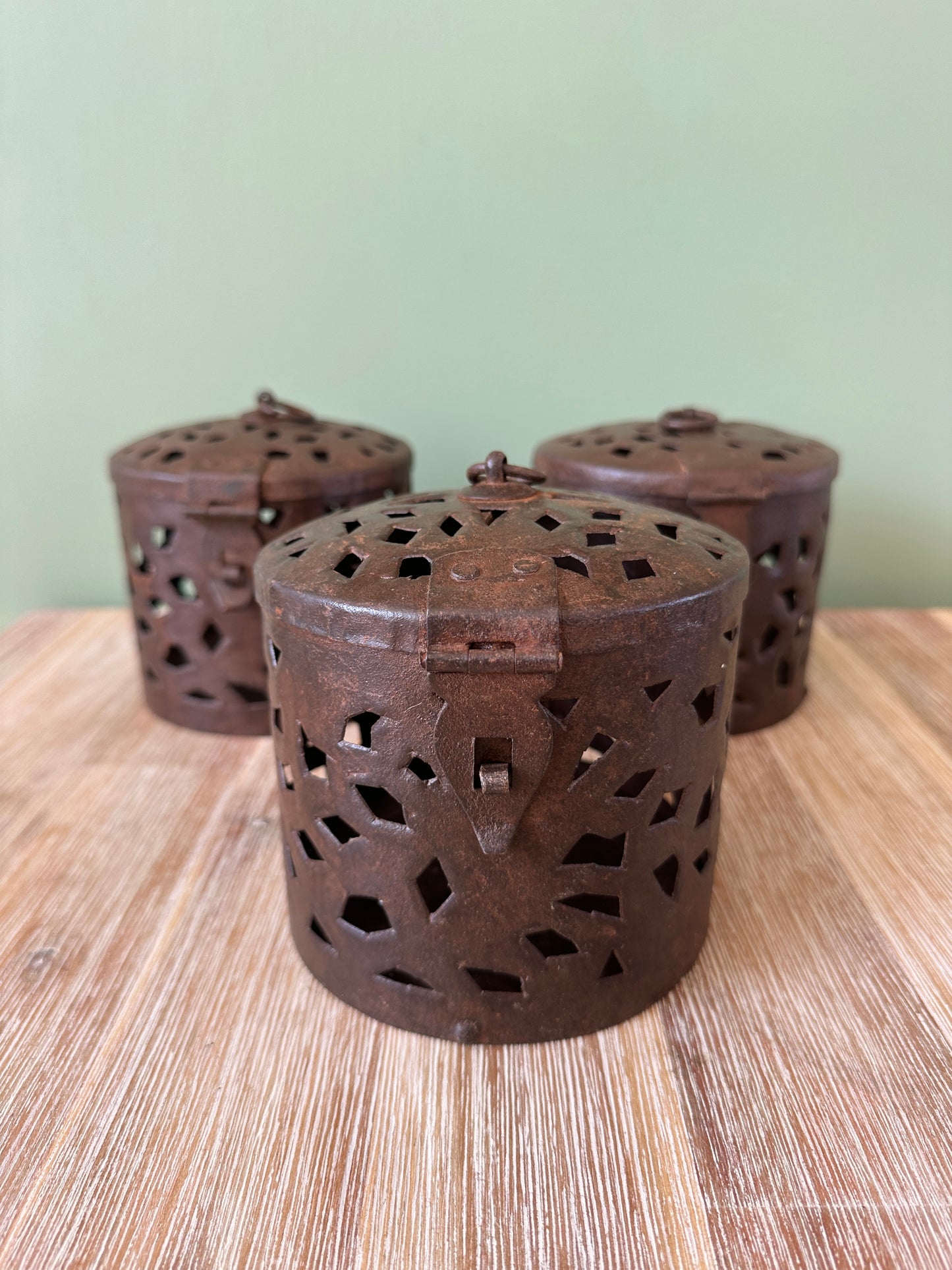 Vintage Indian Jali lantern