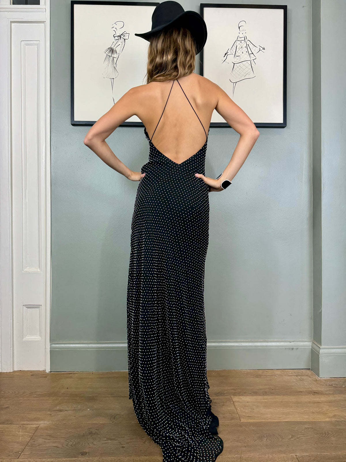 Vintage Ralph Lauren Purple Label Dress