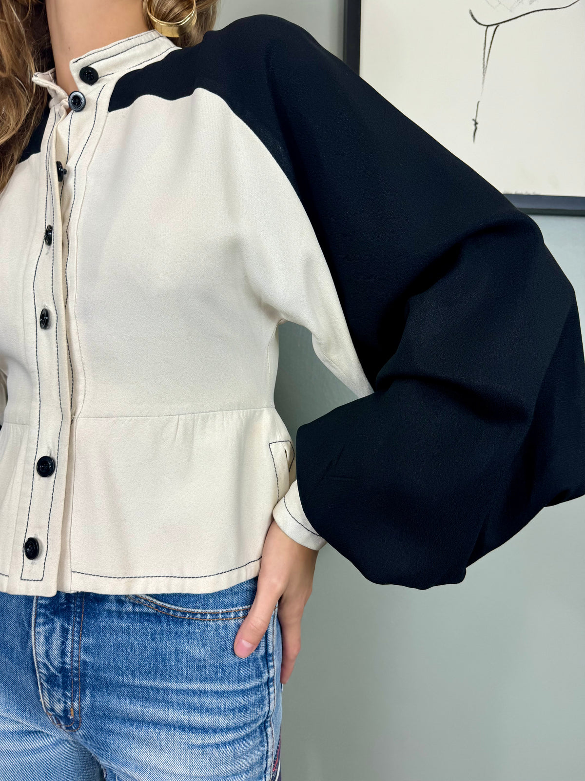 70s Jean Varon blouse