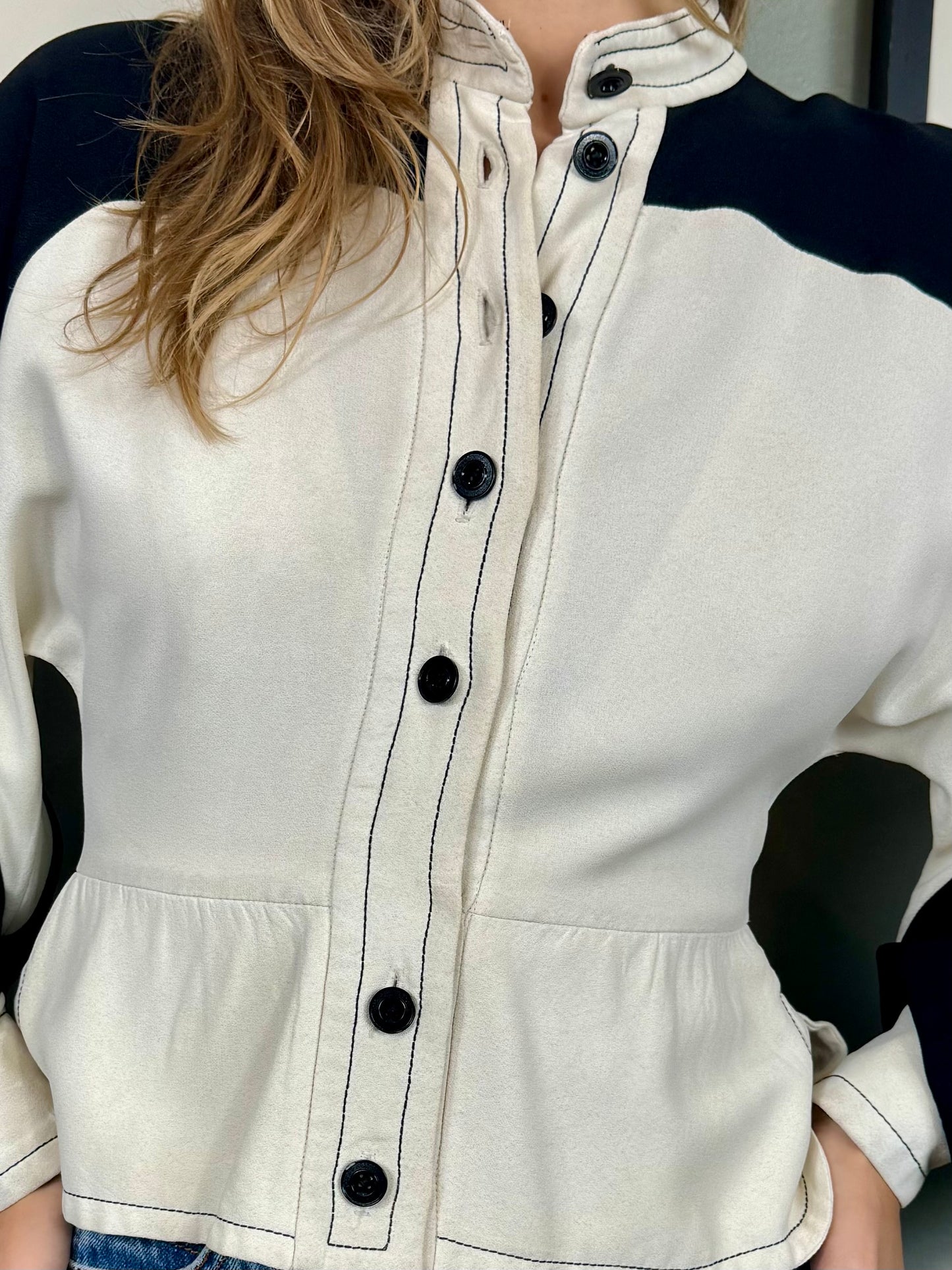 70s Jean Varon blouse