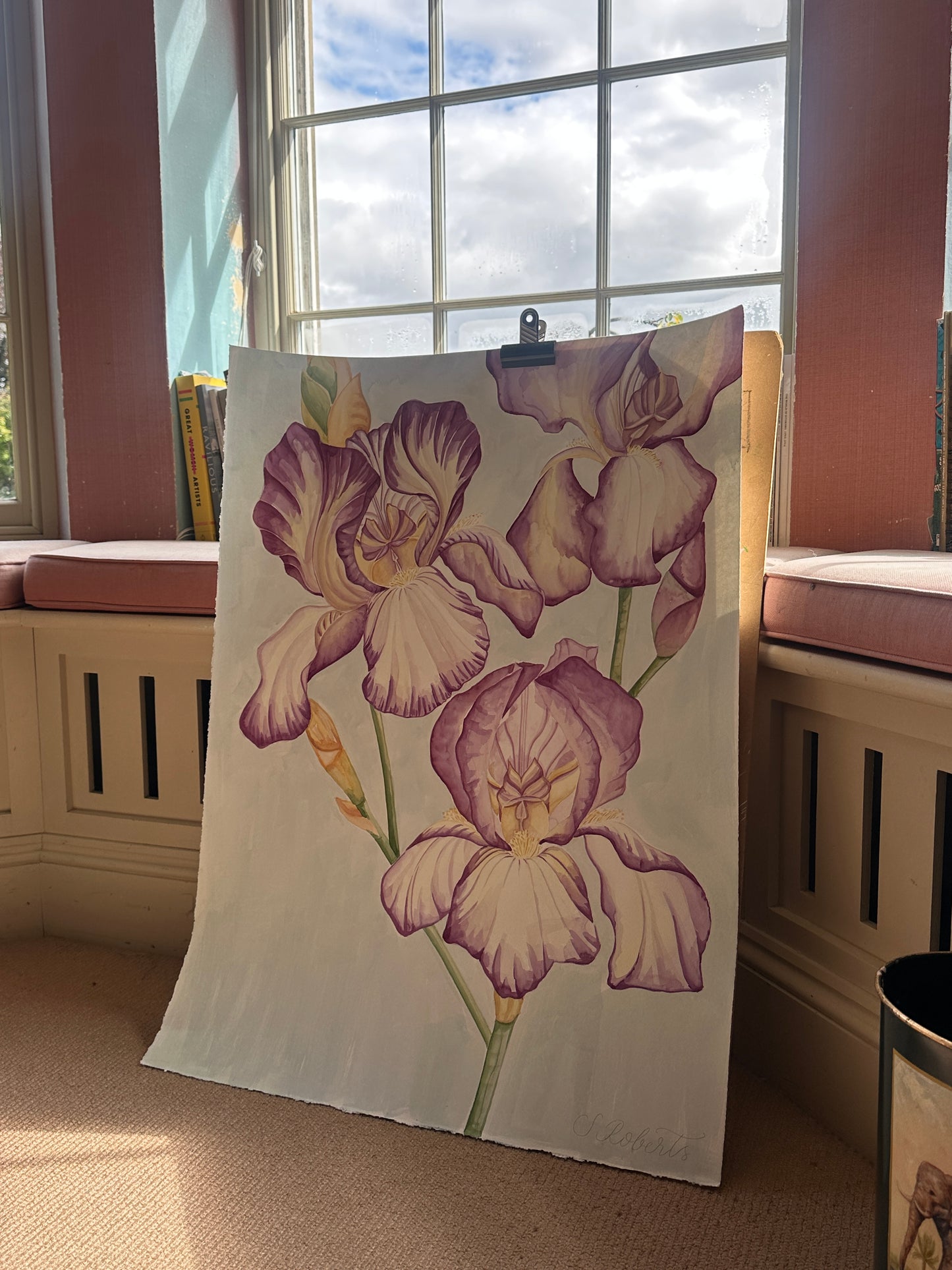 Flourish of Large Irises Benton Deidree 2