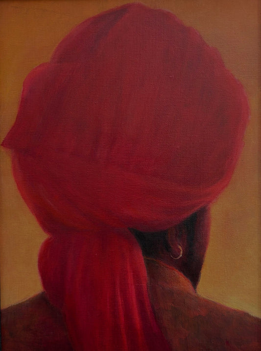 Red Turban, Ochre Jacket