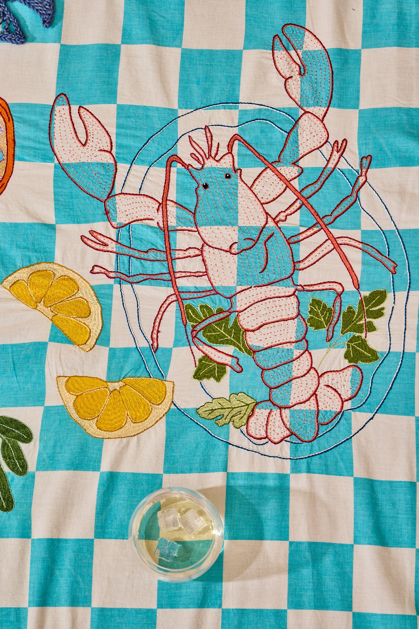Mediterranean Embroidered Tablecloth