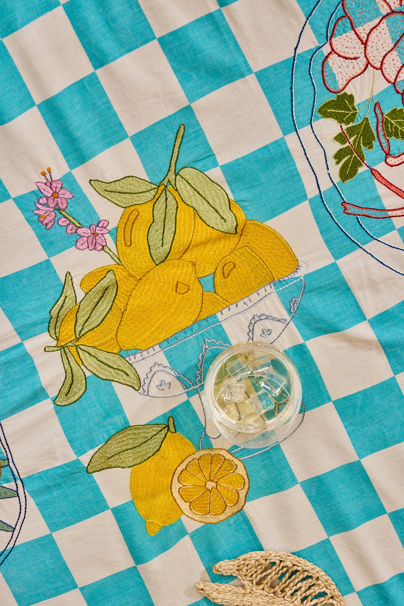 Mediterranean Embroidered Tablecloth